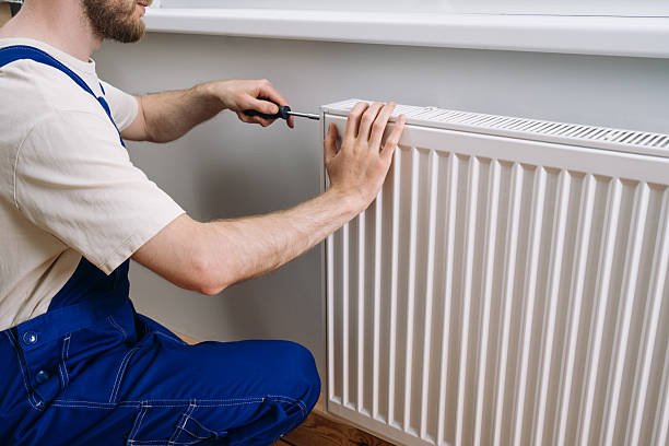 Installation professionnelle d'un radiateur
